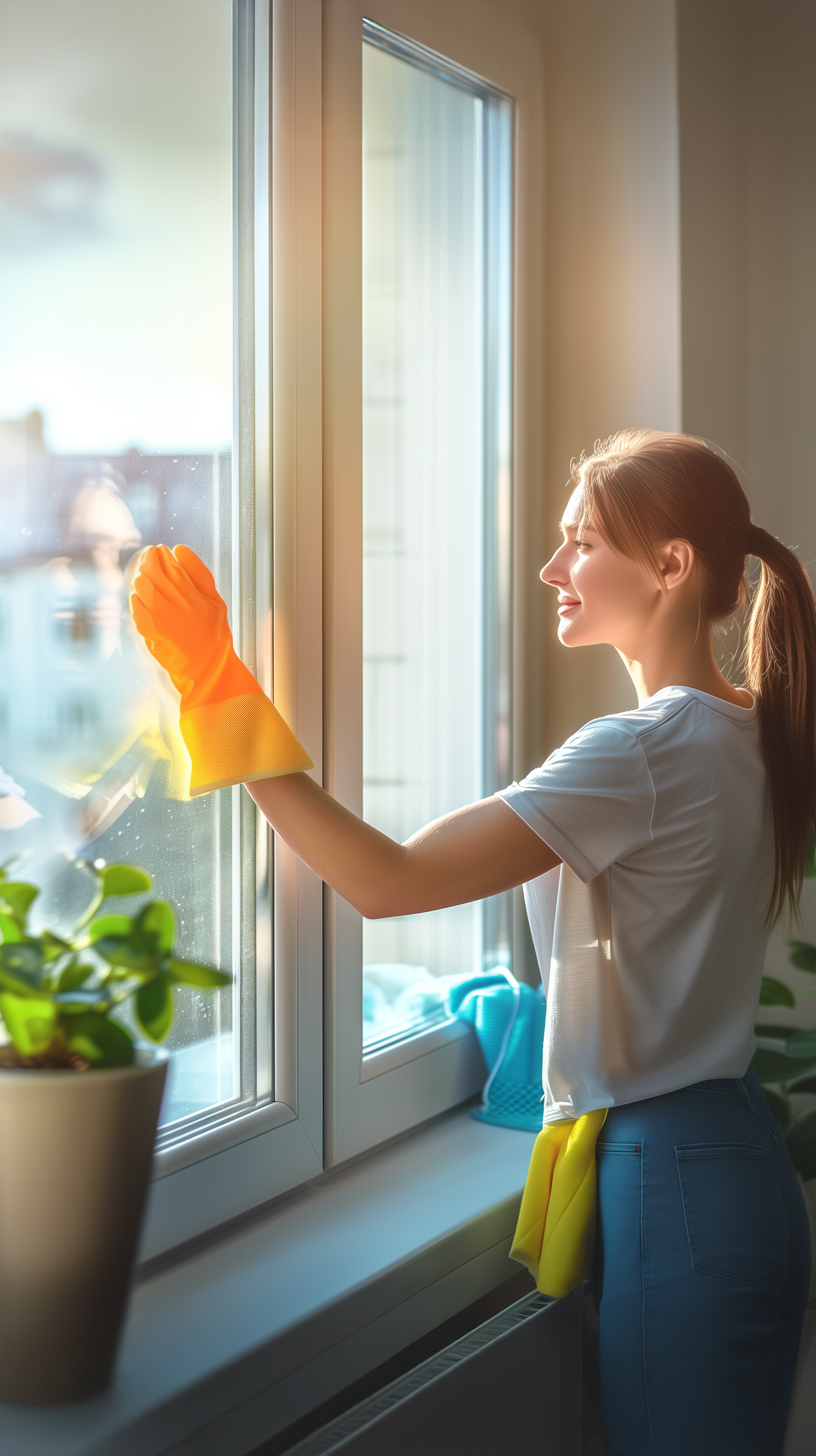 Post-construction cleaning, Residential cleaning